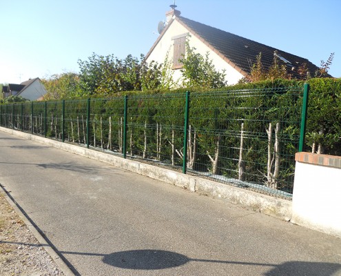Courtier en travaux : remplacement d'une clôture à Saint-Pryvé-Saint-Mesmin, avec Travaux Tranquil